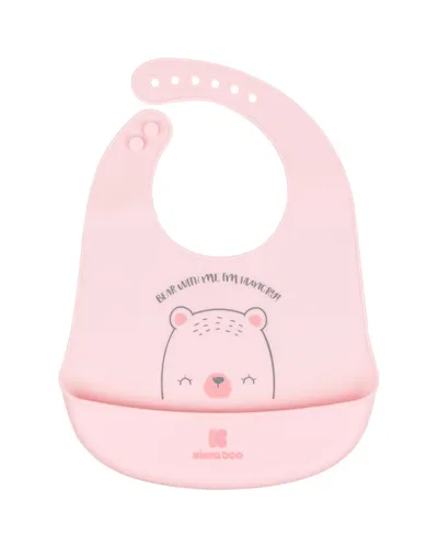 Kikka Boo Silikonski Siperak Bear With, Roza