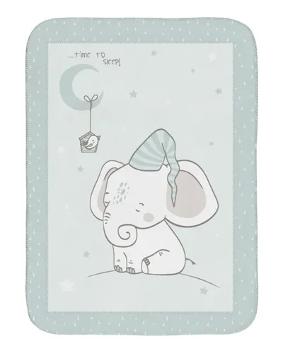Kikka Boo Super Mekana Dekica 110/140 cm,Elephant Time, Plava