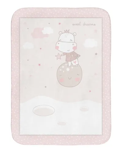Kikka Boo Super Mekana Dekica 80/110 cm,Hippo Dreams, Roza