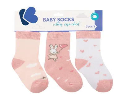 Kikka Boo Termo Čarape Rabbits In Love 1-2 Godine, Roze