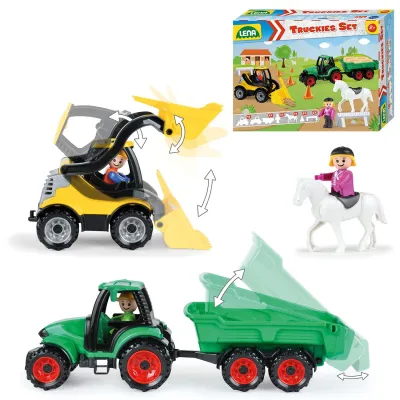 LENA Toy Tractor sa prikolicom Kamioni