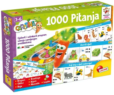 Lisciani Carotina 1000 pitanja i odgovora