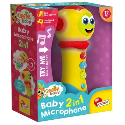 Lisciani Carotina BabyBaby Mikrofon, Šareni