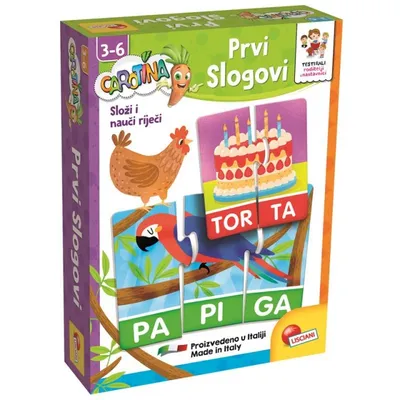 Lisciani Carotina prvi slogovi
