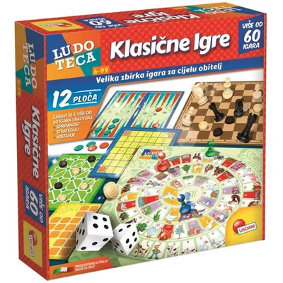 Lisciani Ludoteca 60 klasičnih igara