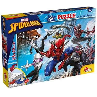 Lisciani Marvel Puzla Df M Plus 48 Spiderman, Šarena