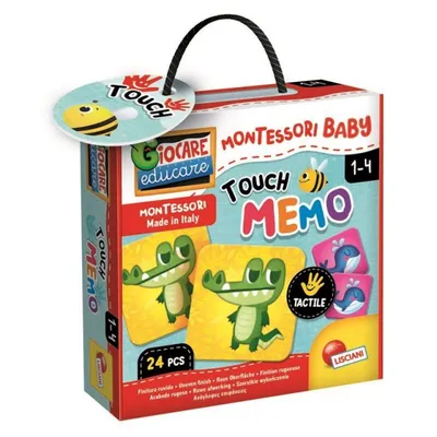 Lisciani Montessori baby dodirni i osjeti, memo