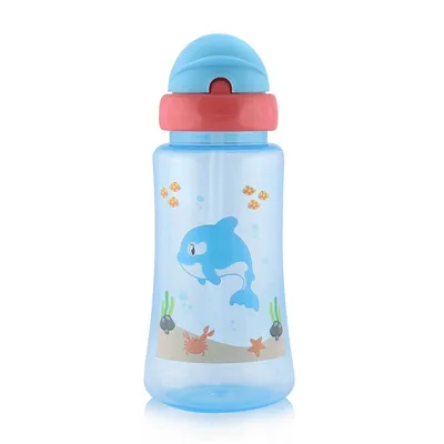 Lorelli Sportska Flašica sa Slamkom 330ml, Plava