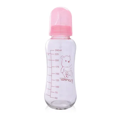 Lorelli Staklena Flašica 240ml, Roza