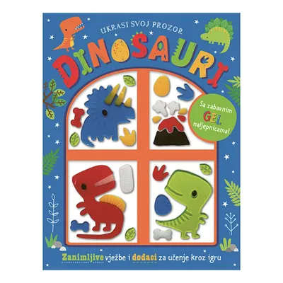 Lusio Dinosaur s gel naljepnicama, Plava