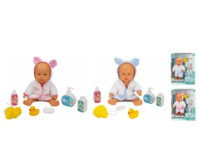 Lutka Bebelou 35cm Bath Time