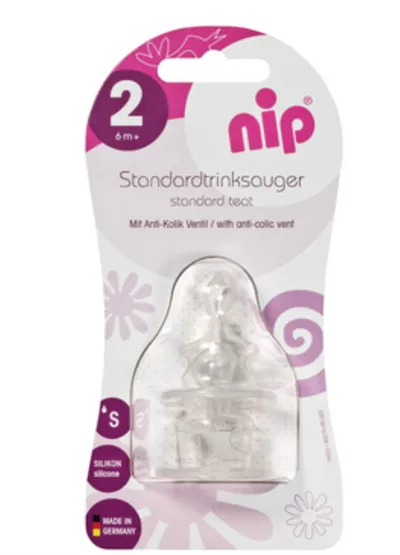 Nip Sisač Anatomic, Anticolic, Silikon, Vel.2 (6+Mj) Flow S, Providna