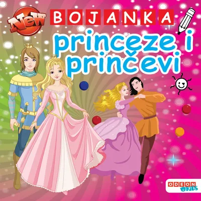 Odeon Kids Bojanka 1-10 Princeze i prinčevi, Roza