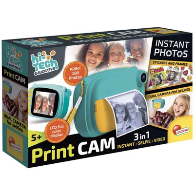 Odeon Kids Print kamera Hi-Tech, 3u1 instant-selfie-video, Plava