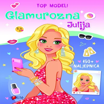 Odeon Kids Top Modeli Julia i Vanesa, Roza