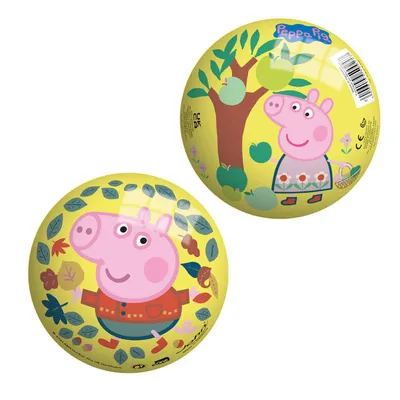 Peppa Pig Lopta 13 cm, Crvena
