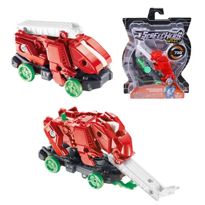 Screechers Wild 4, vozilo Earthquake Mammoth 720°, 10cm, Crna