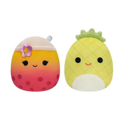 Squishmallows 12cm-Roza tapioka ber, Žuta
