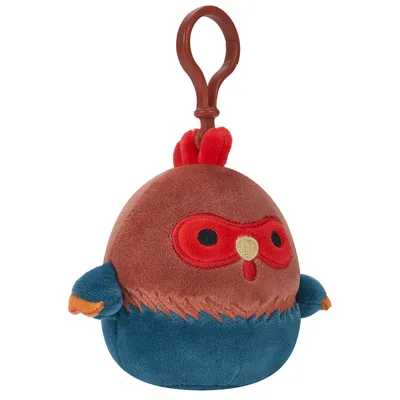 Squishmallows 9cm, CRVENO PLAVI PIJETAO REED, Smeđa boja