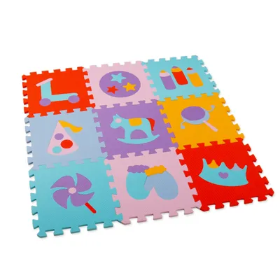 Tomo Šped Matt Puzzle 9Kom, 30x30cm, Šarena