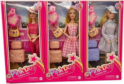 Tomo Šped Modna Lutka Set 32x16cm, Šarena