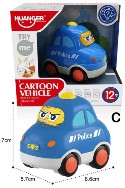 Tomo Šped Policijski auto 9x7cm
