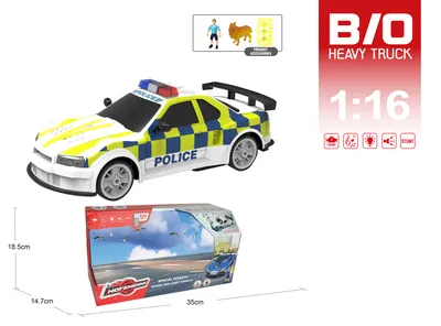 Tomo Šped Rotirajuće Policijsko Auto 23x10 cm *