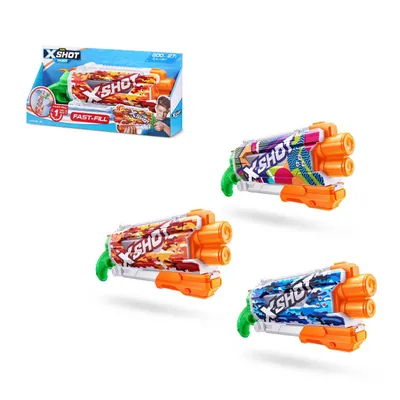 X-SHOT Puška PUMP SKINS, 3sorto, Narandžasta