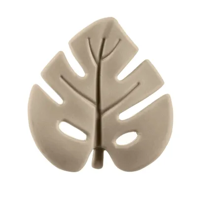 Zopa Silikonska Glodalica Leaf, Bež