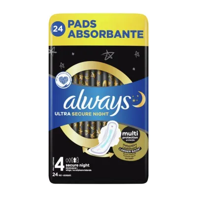ALWAYS noćni ulošci Ultra Secure 24/1