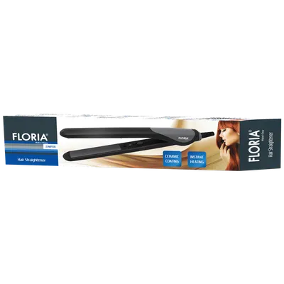 FLORIA Pegla za kosu, 20 - 25 W, crno/siva - ZLN8990, Crna