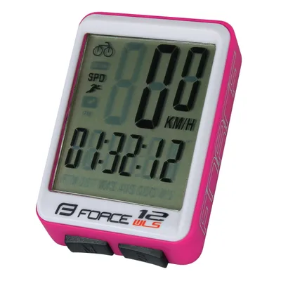 FORCE Bežični brzinomer WLS 12F roze
