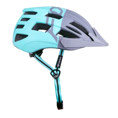 FORCE kaciga za djecu CORELLA MTB S/M sivo-tirkizna