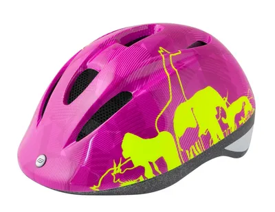 FORCE Kaciga za djecu FUN ANIMALS M roze