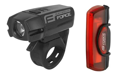 FORCE Set svjetala Glare USB prednje + zadnje