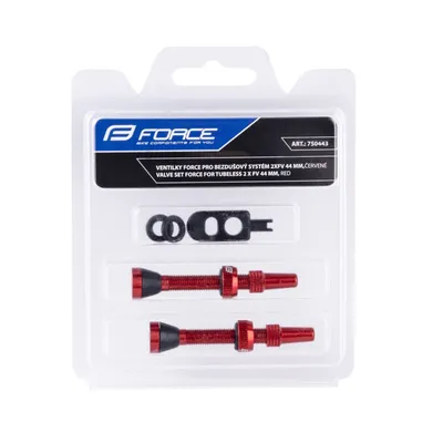 FORCE Set ventila 2xFV 44 mm Crveni