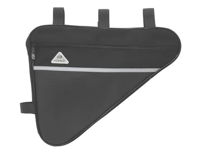 FORCE Trouglasta torbica Large Eco Crna
