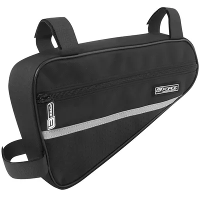 FORCE Trouglasta torbica Long Eco Crna