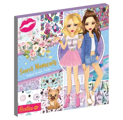 Besties Dizajn Blok 20 Listova 25X25Cm