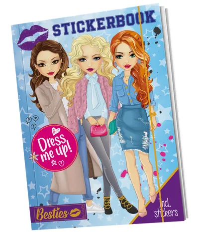 Besties Knjiga Naljepnica A4, Obuci Me