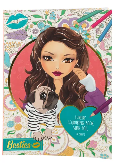 Besties Luksuzna Bojanka A4 sa Folijom 24 Lista