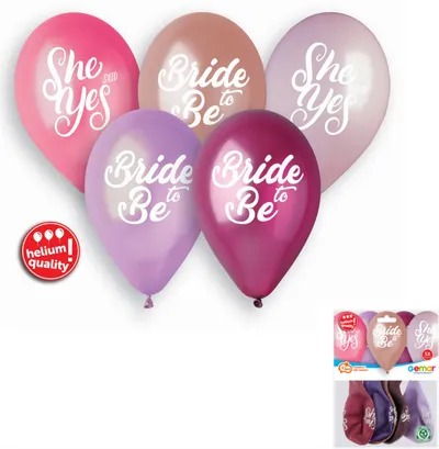 Gemar Balon Bride to Be 30cm,5 Kom