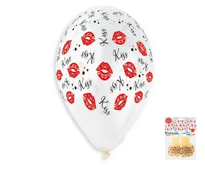 Gemar Balon Premium Heli Kiss Kiss 33cm 5/1