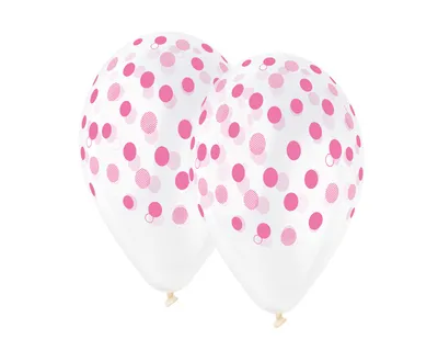 Gemar Baloni S Točkicama Pink 30cm,5/1, Roze