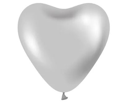 Party Deco Balon 30cm, 6 Kom, Srebrni