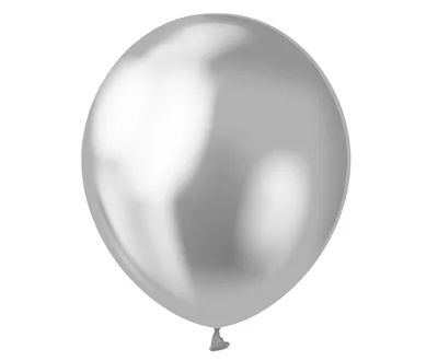 Party Deco Balon 30cm, 7 Kom, Srebrni