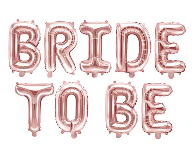 Party Deco Balon Folijski Bride to Be, 340x35cm, Roze