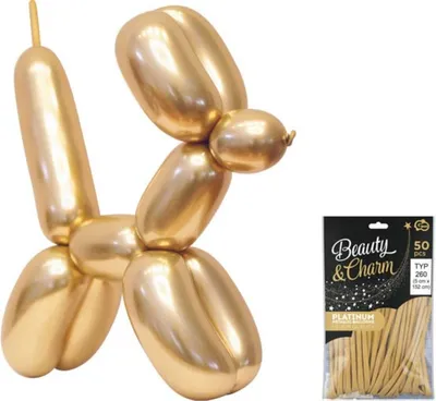 Party Deco Balon za Modelirnje Zlatni 50/1