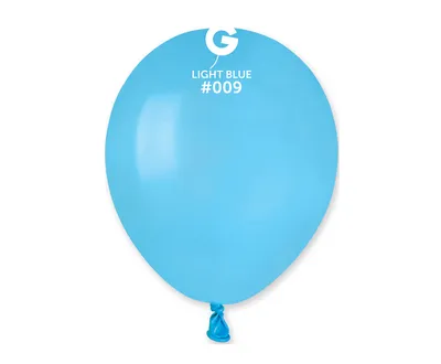 Party Deco Baloni 13cm 100/1, Svijetlo Plavi