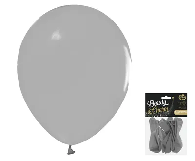 Party Deco Baloni 30cm 10/1, Sivi